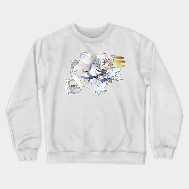 Hakuryuu Crewneck Sweatshirt by Kamapon's Workshop